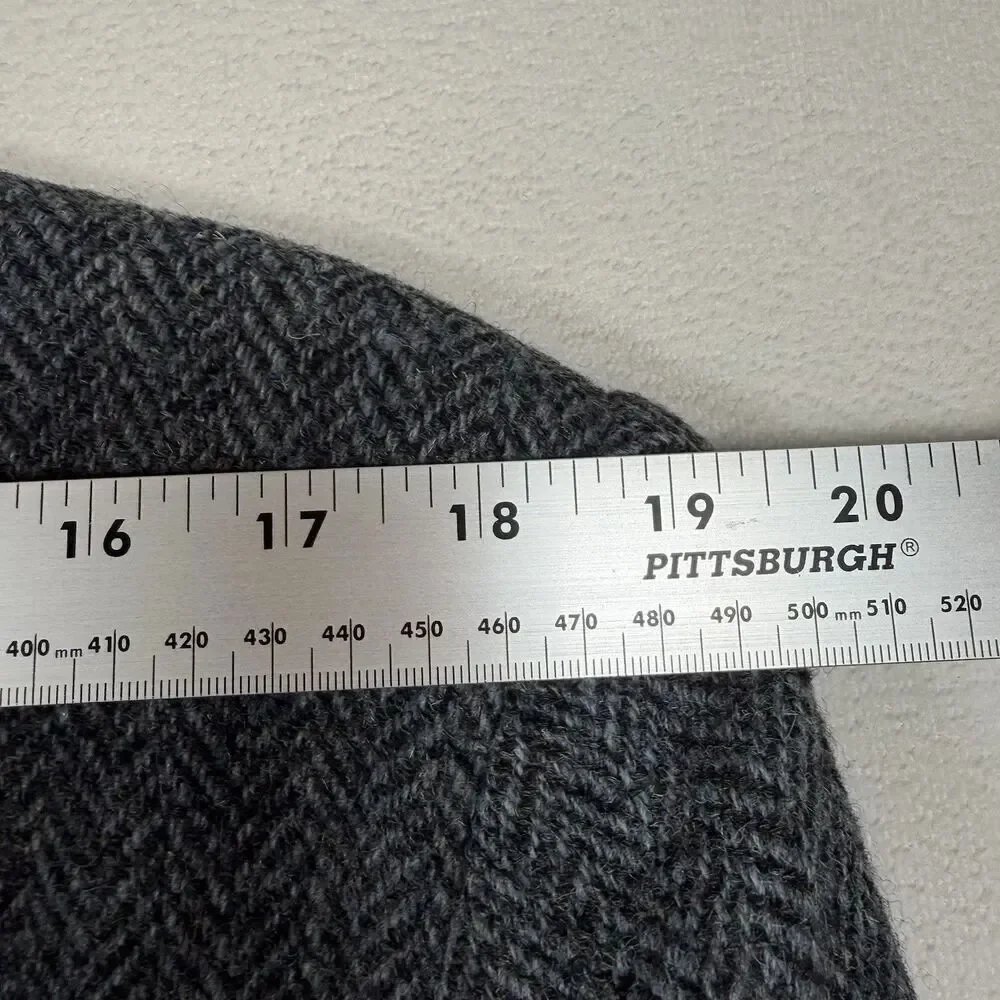 Harris Tweed Blazer 42 Hector Russell Scotland Herringbone Wool Sport Coat Mens